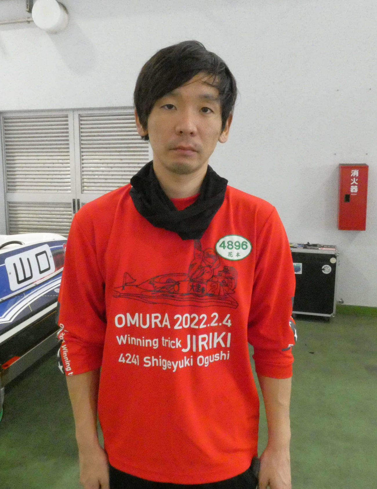 花本剛が準優進出するためには、2走8点が必須。23号機を武器にノルマ達成だ（撮影・前原一樹）