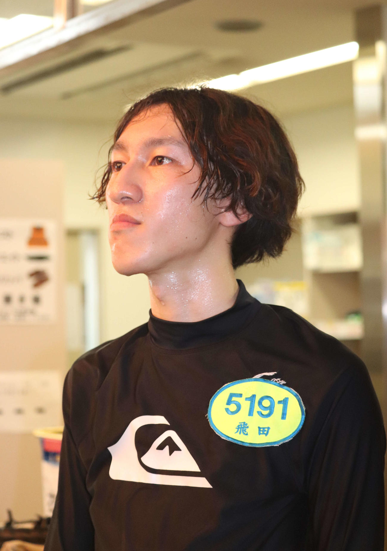 デビュー初の予選突破を決めた飛田江己