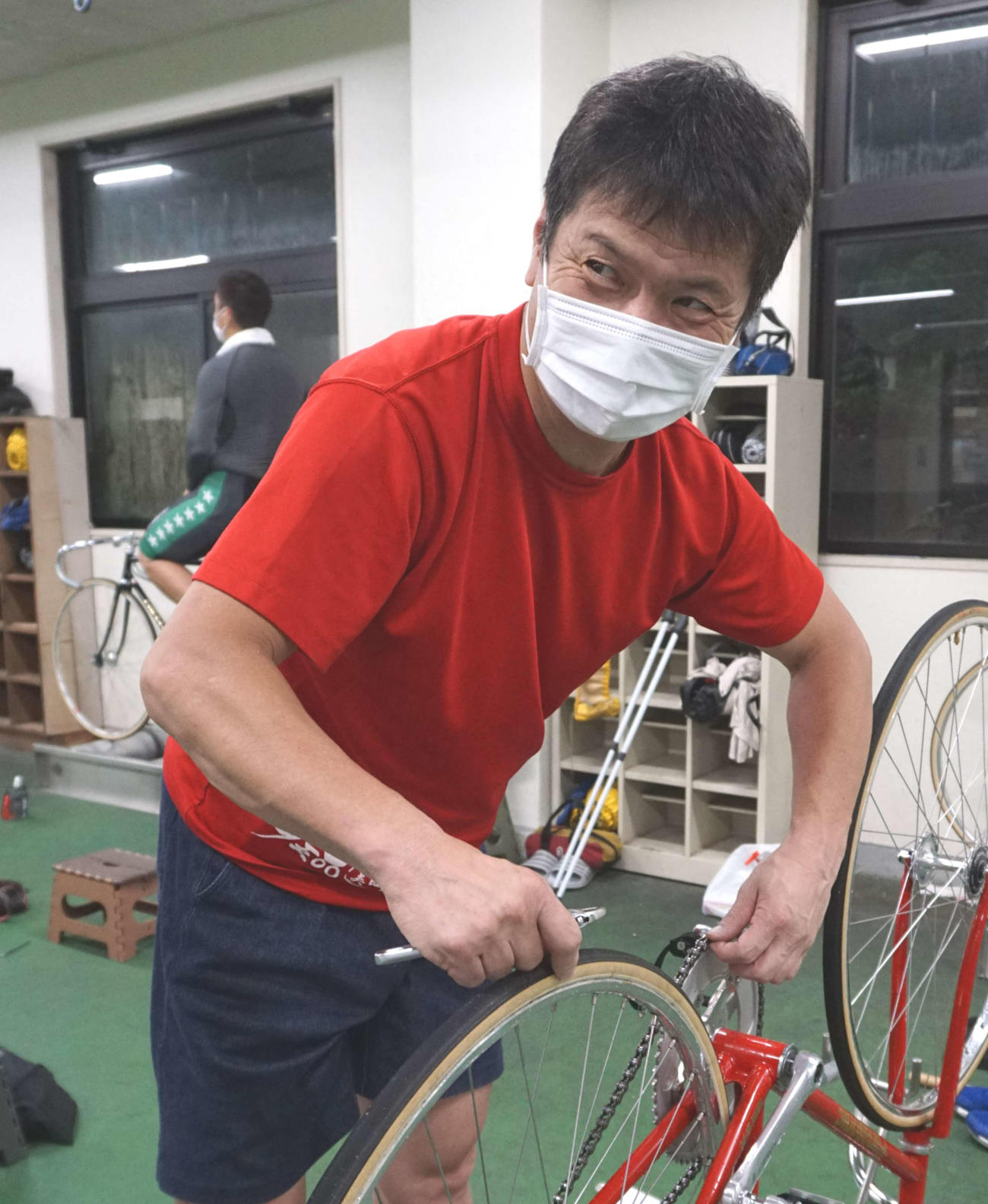 準決6Rで番手戦に出る増成富夫