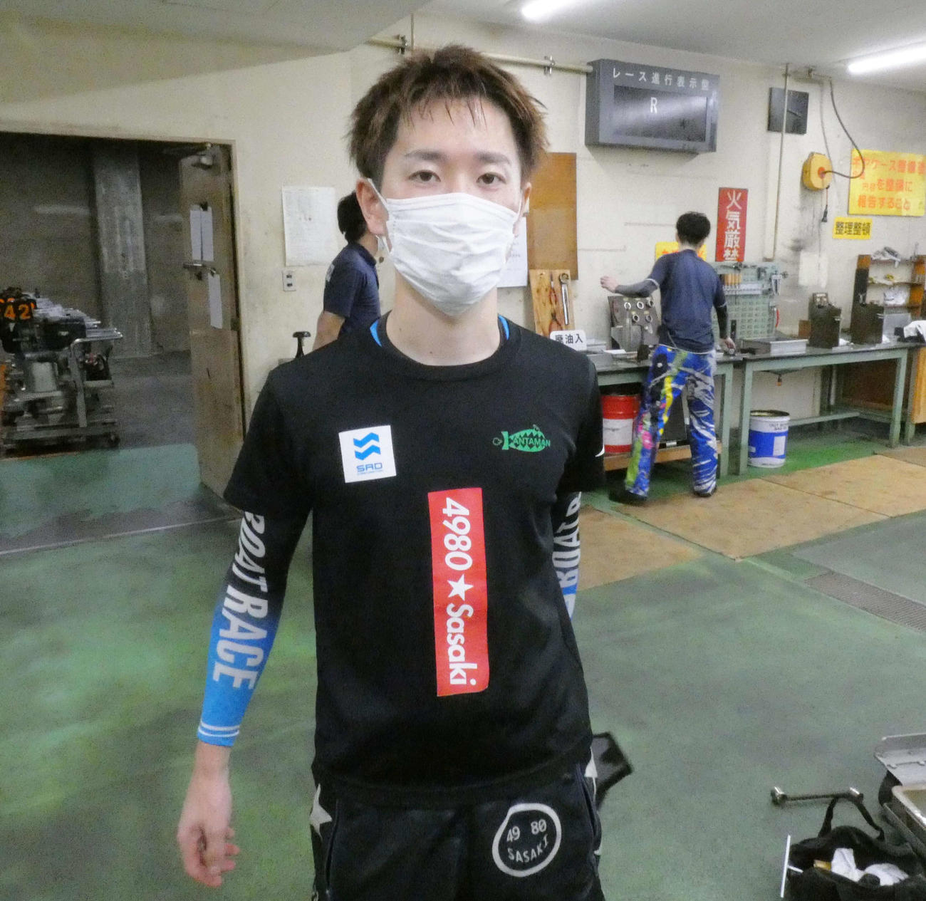 佐々木完太の28号機は動きが軽快。オール3連対をキープした（撮影・前原一樹）