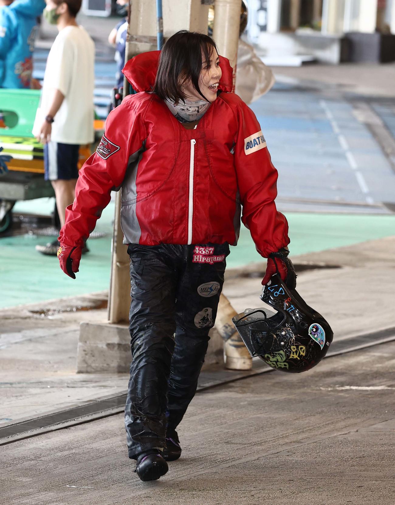 ＳＧ優出を逃した平山智加（撮影・上田博志）
