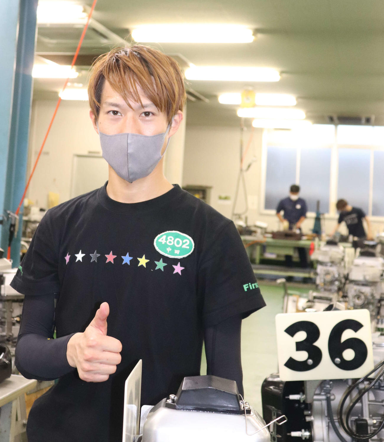 同期椎名豊のSG初制覇に刺激を受けて、準優1枠確保に燃える中田達也（撮影・神田成史）