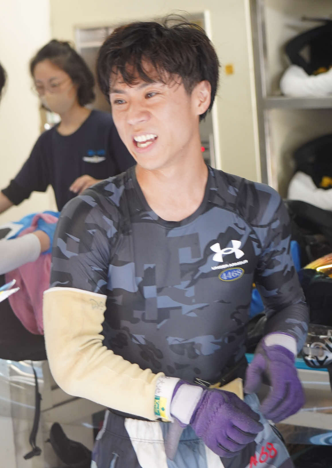 2日目12Rで5着だった大池佑来は悔しそうな表情