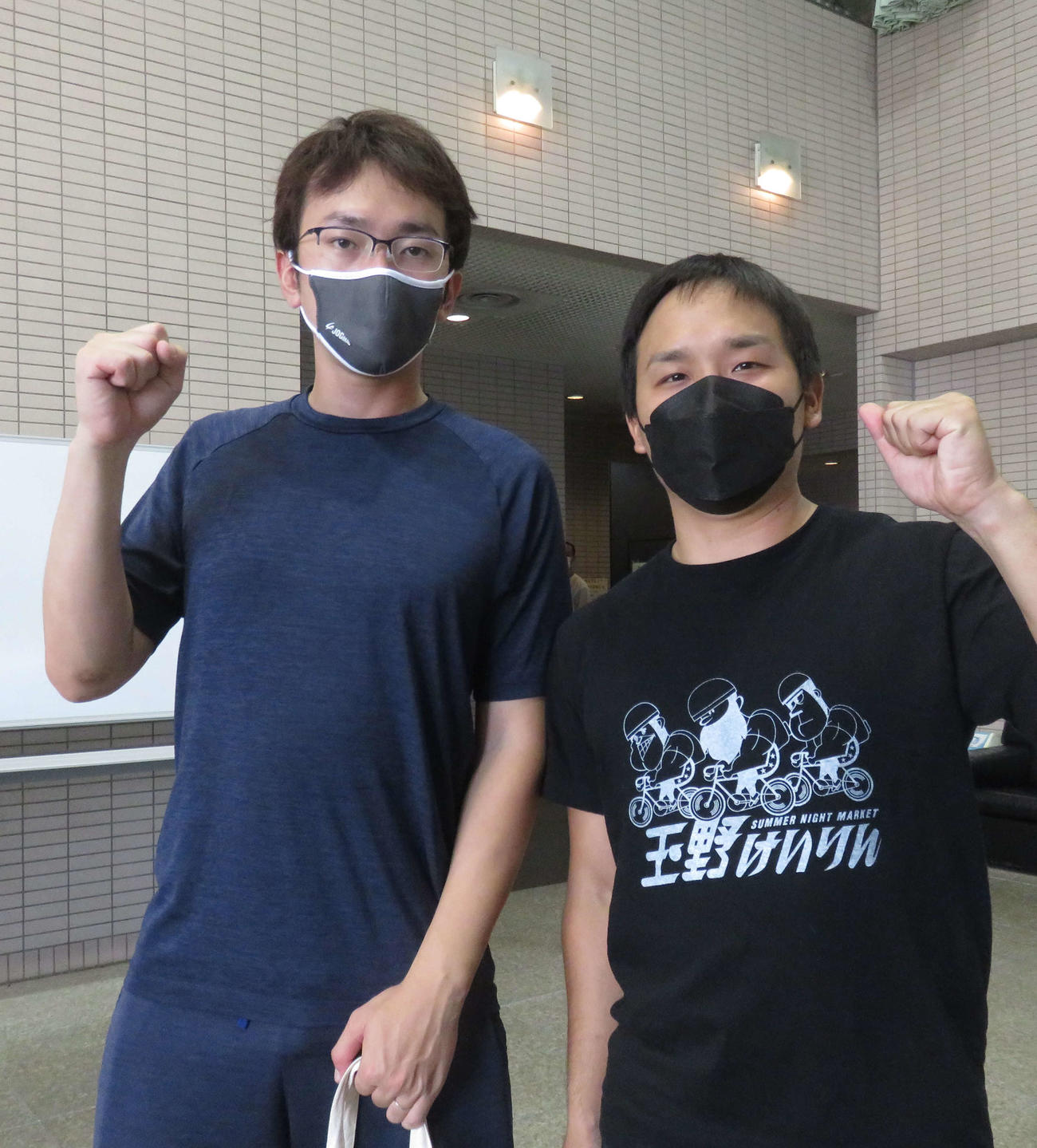 準決6Rで連係する多田晃紀（左）と米嶋恵介
