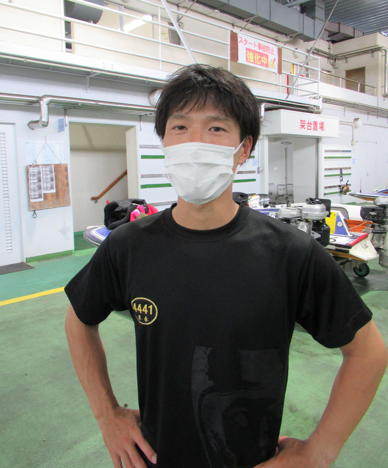 末永由楽は40号機の秘めたる爆発力を引き出すために調整を繰り返す（撮影・高田和典）