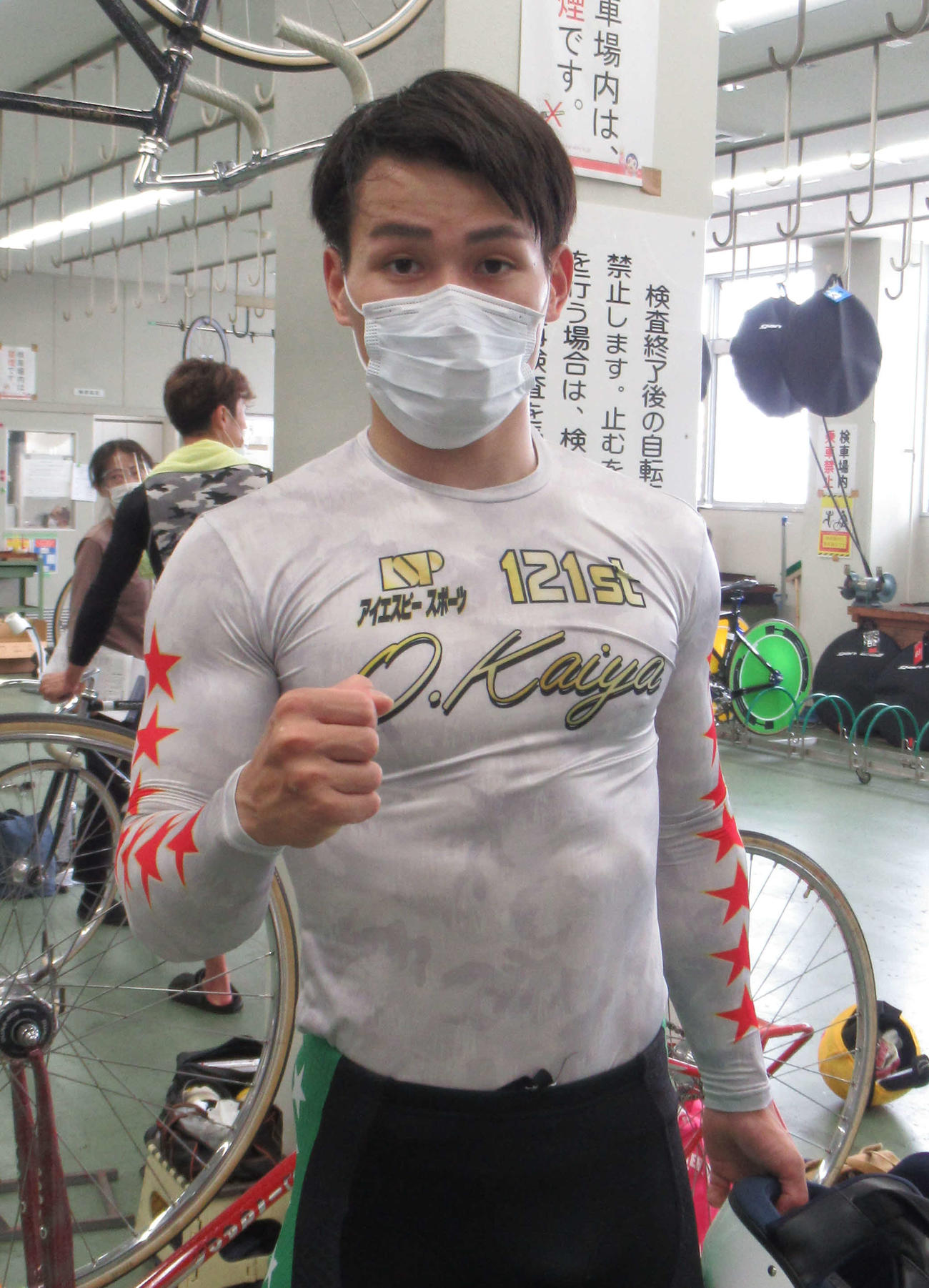 太田海也が上がりタイムバンクレコードタイの9秒00で快勝。特昇へマジック2とした（撮影・山田敏明）