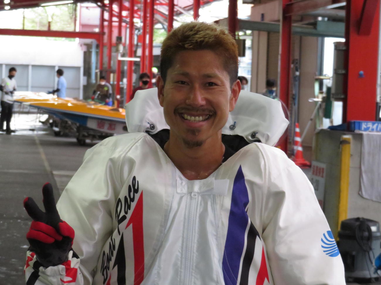 地元初優勝へ気合を込める川尻泰輔