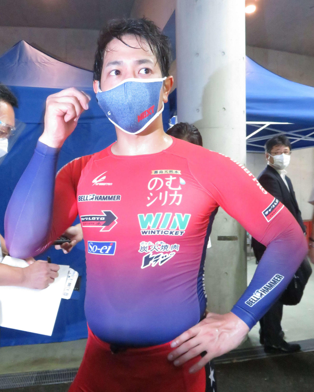 4分の3車輪差で優勝を逃した松浦悠士