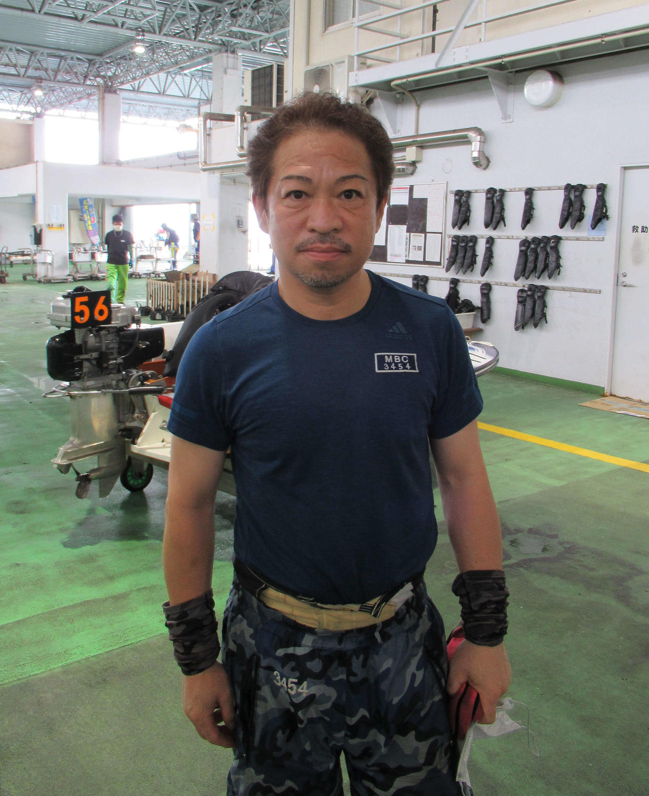 ペラ巧者井川大作は、相棒の28号機は「もう少し合えば上位になるところまできた」という（撮影・高田和典）