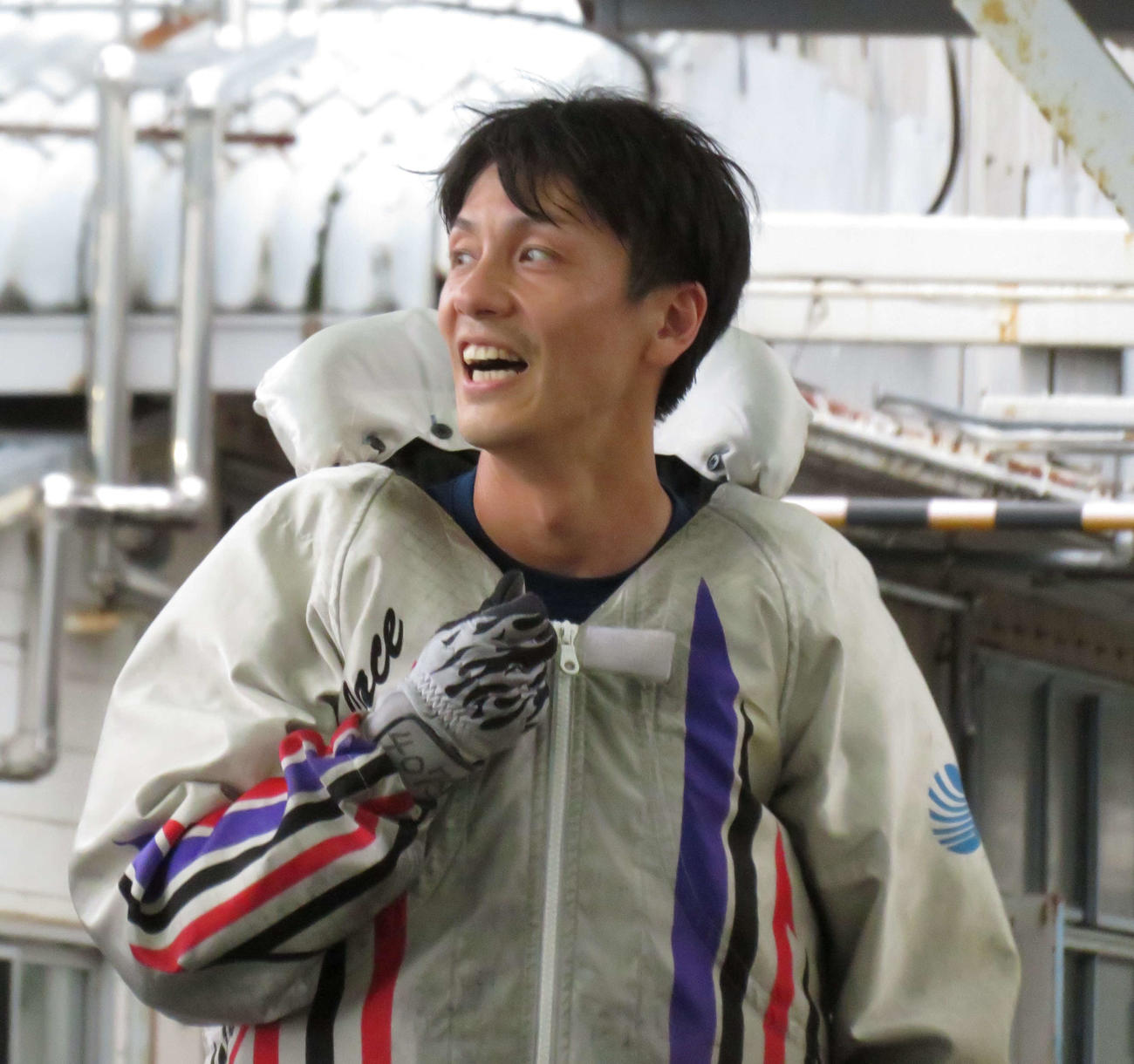 中野次郎が初日の多摩川選抜戦を逃げて人気に応えた。（撮影・古村亮）