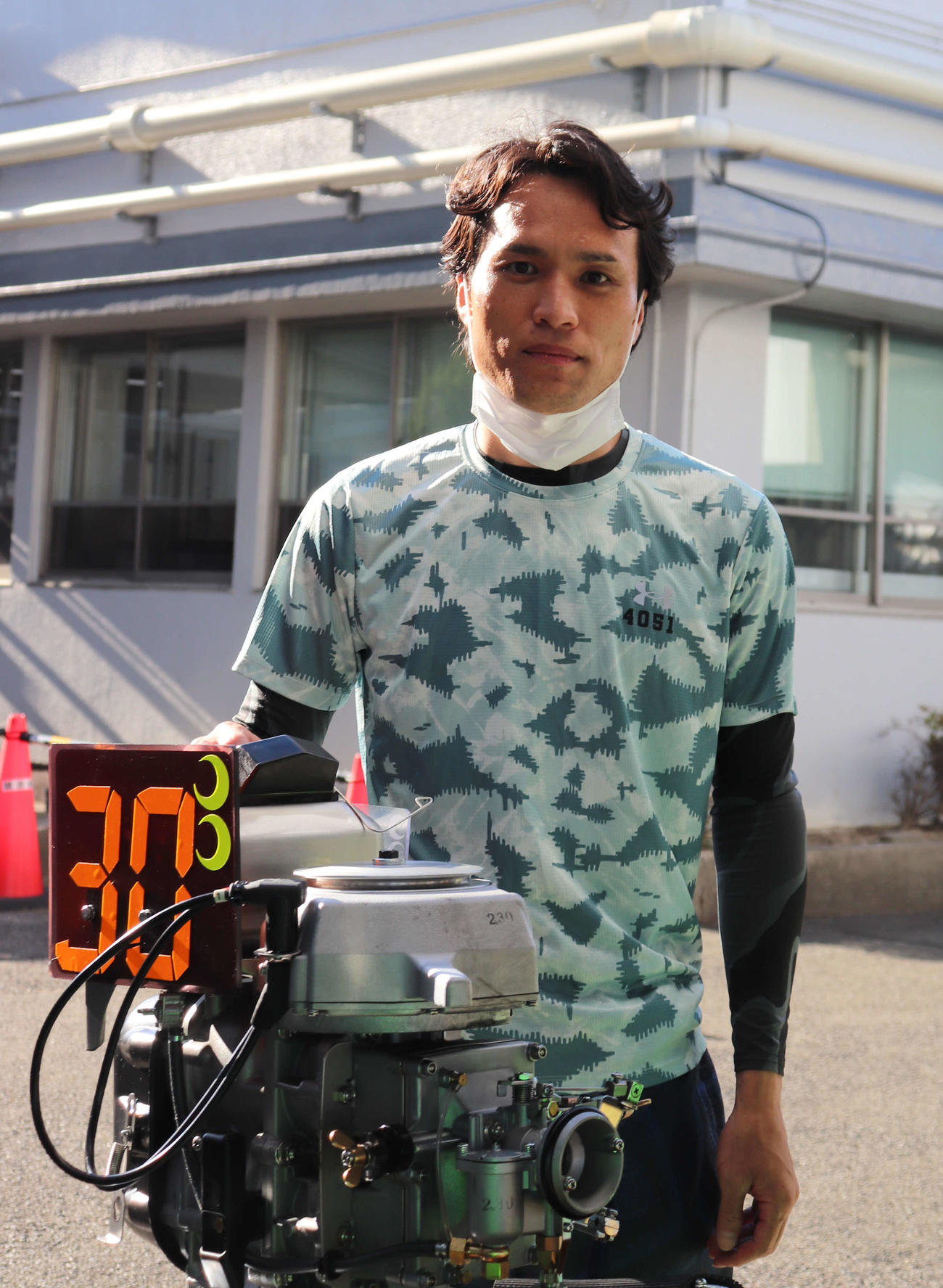 前節V機を引いた清水敦揮