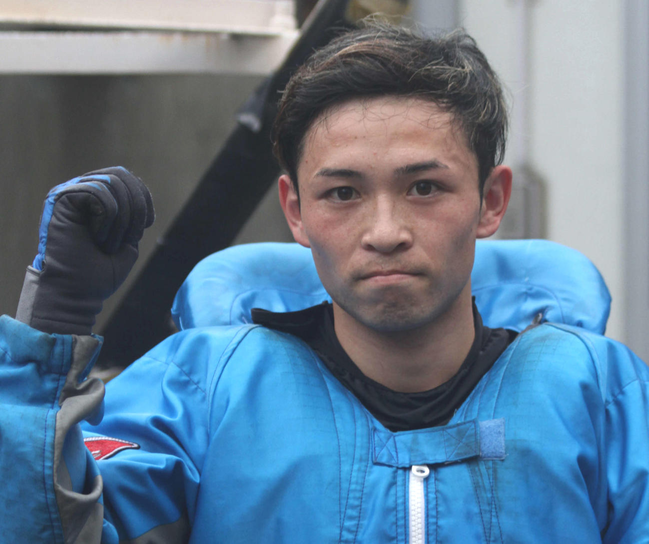 有言実行！数原魁が地元水面で初優出を決めた（撮影・北條直治）