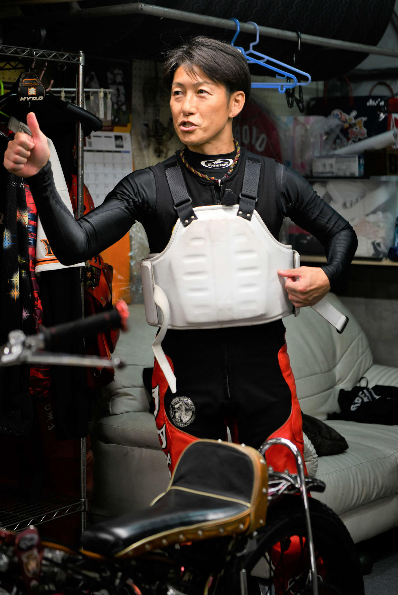 篠原睦が通算1000勝を達成した（21年7月13日撮影）