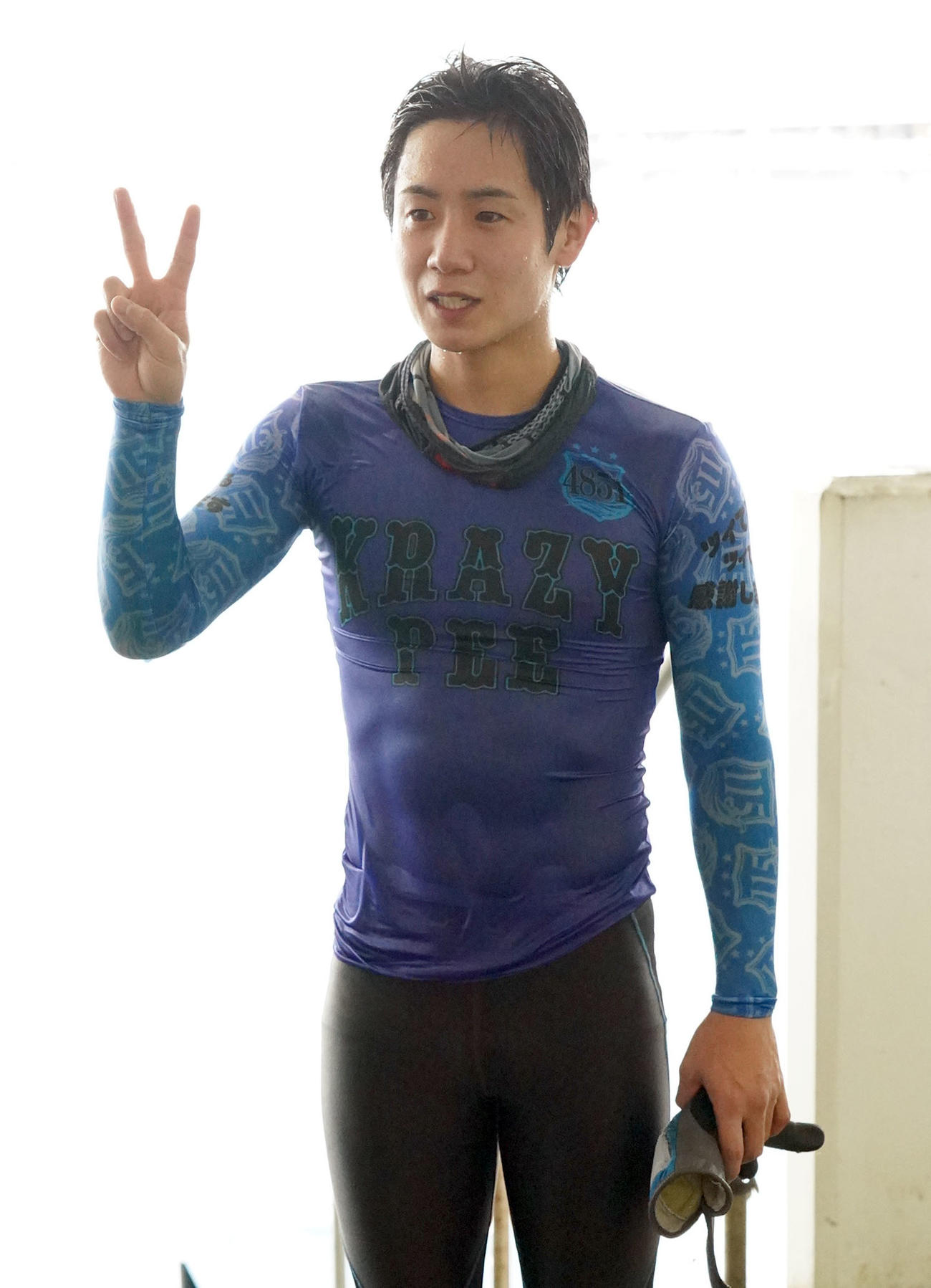 SG初勝利を達成して笑顔の関浩哉（撮影・森本幸一）