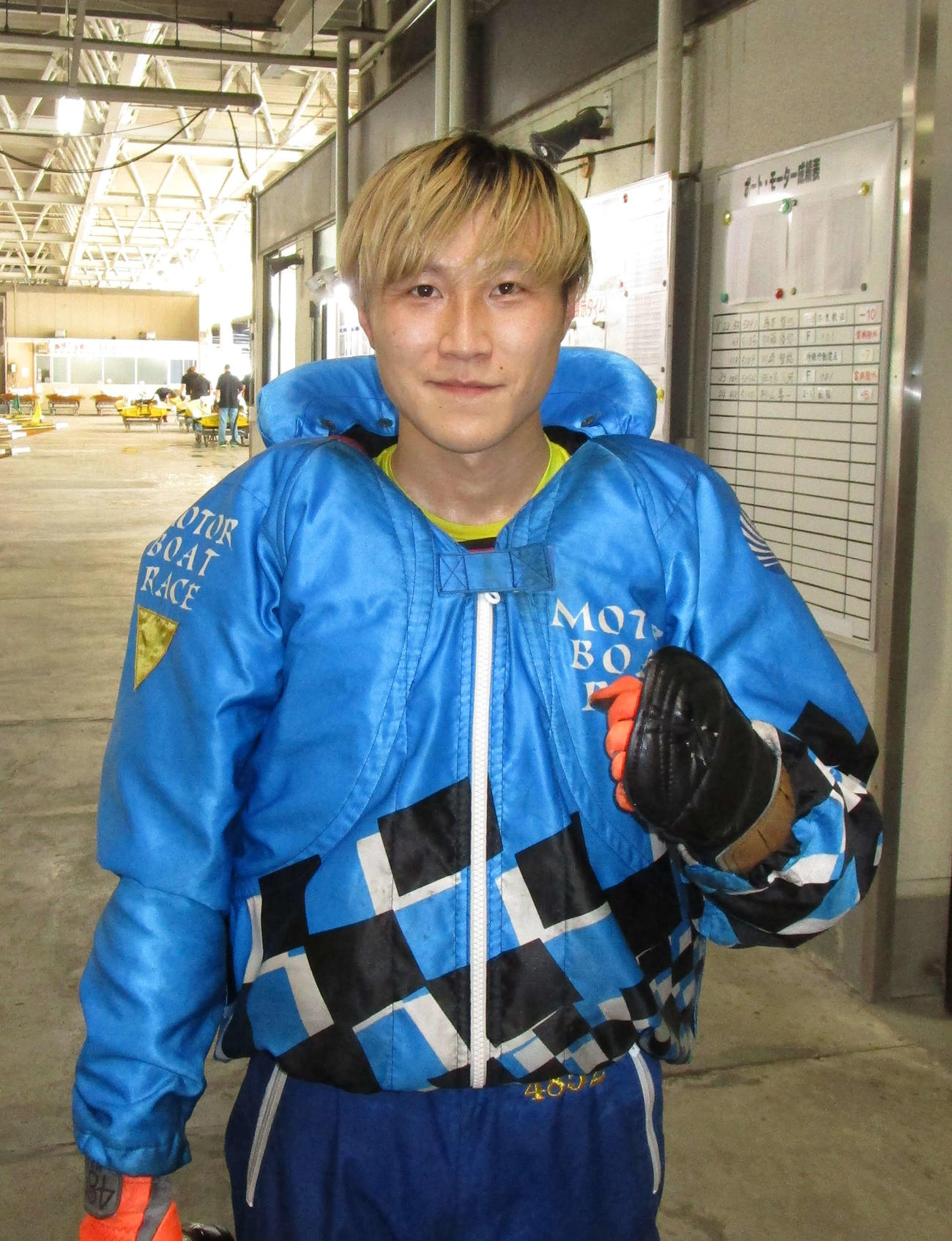 初日後半から5連勝で、得点率首位に立つた川原祐明（撮影・安井雅彦）