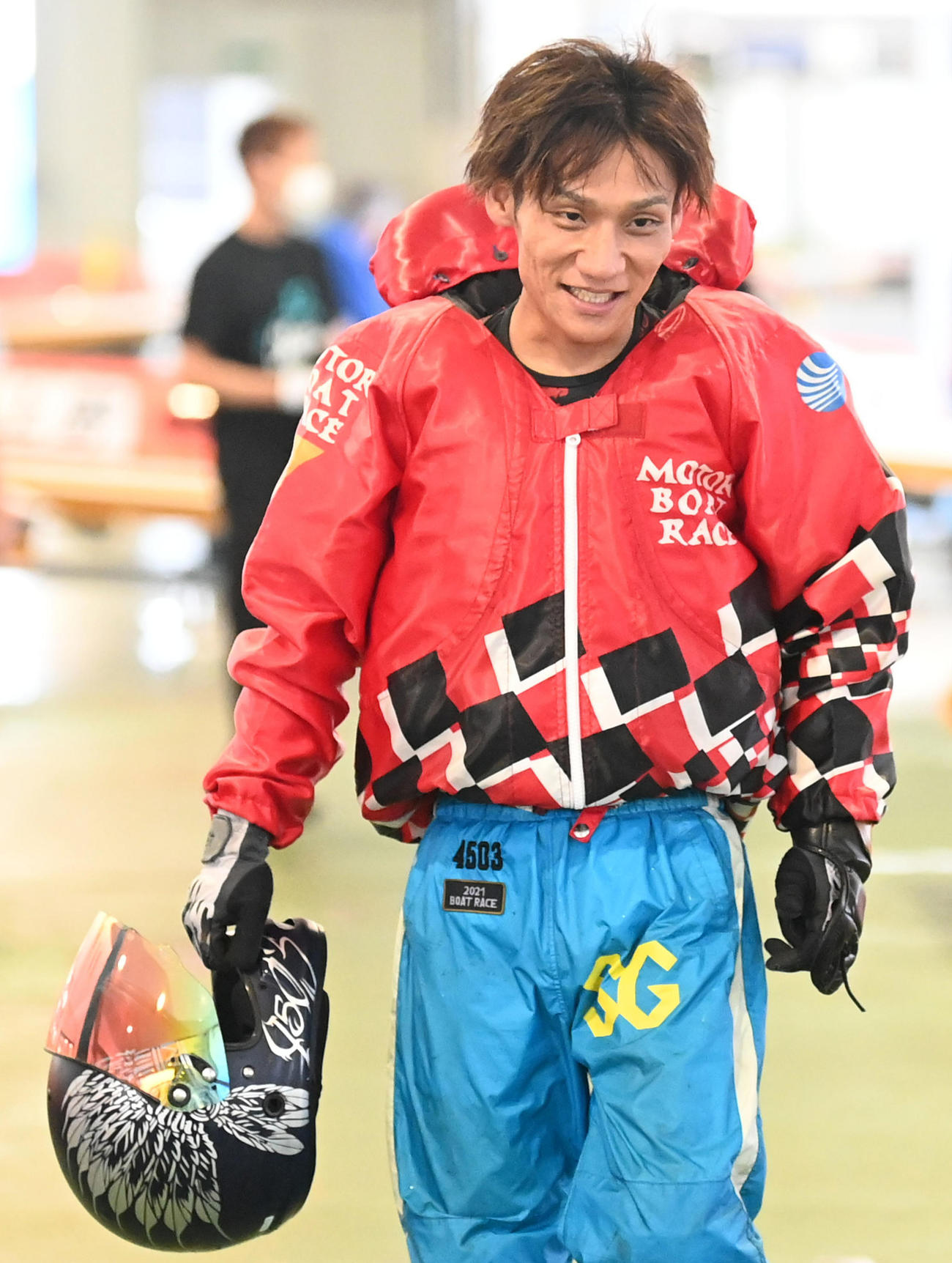 得点率2位タイに浮上した上野真之介（撮影・前岡正明）