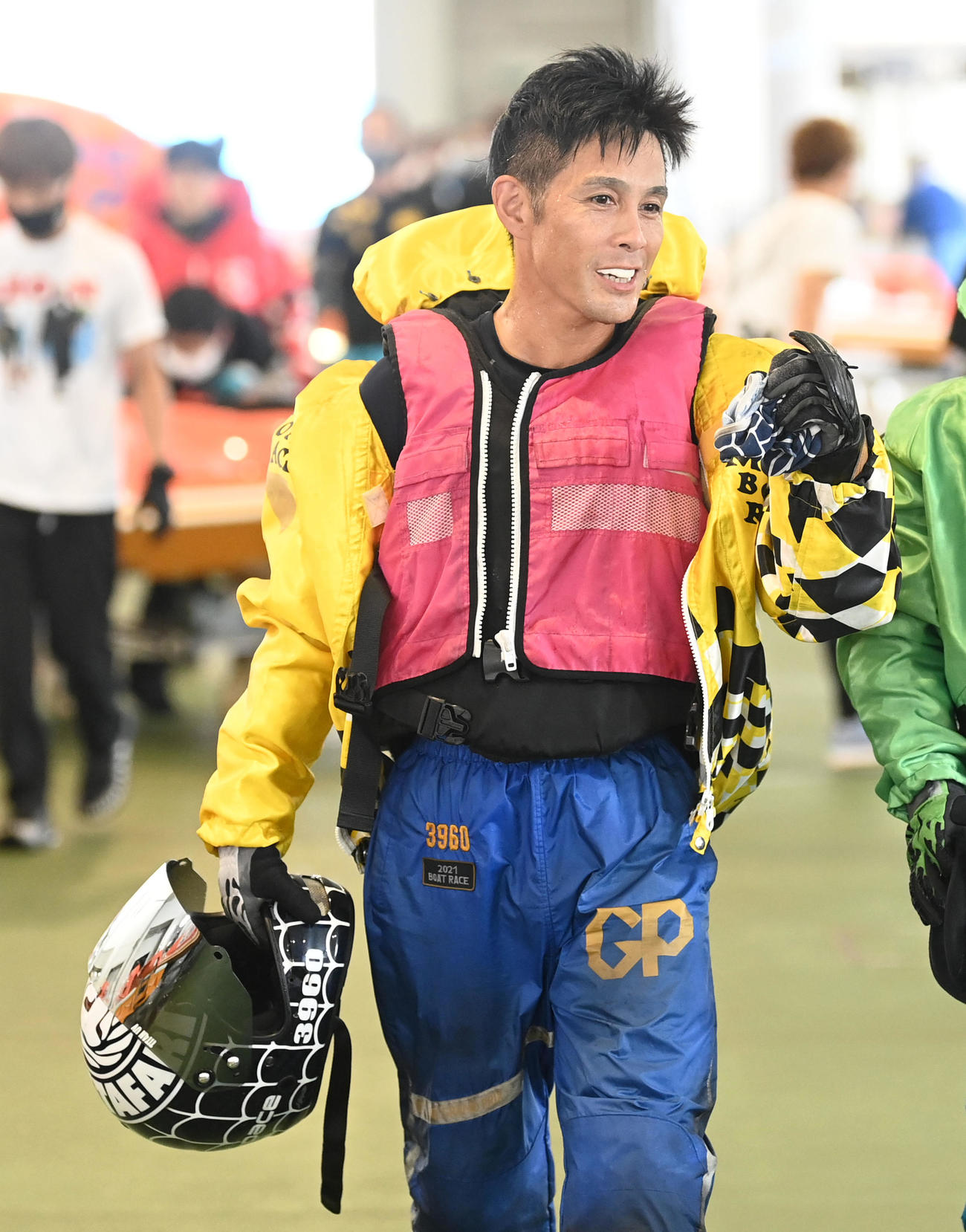 地元優勝へ大きく前進した菊地孝平（撮影・前岡正明）
