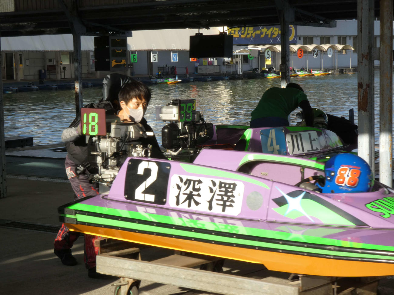 好調18号機は深沢達徳の手に渡った（撮影・前原一樹）