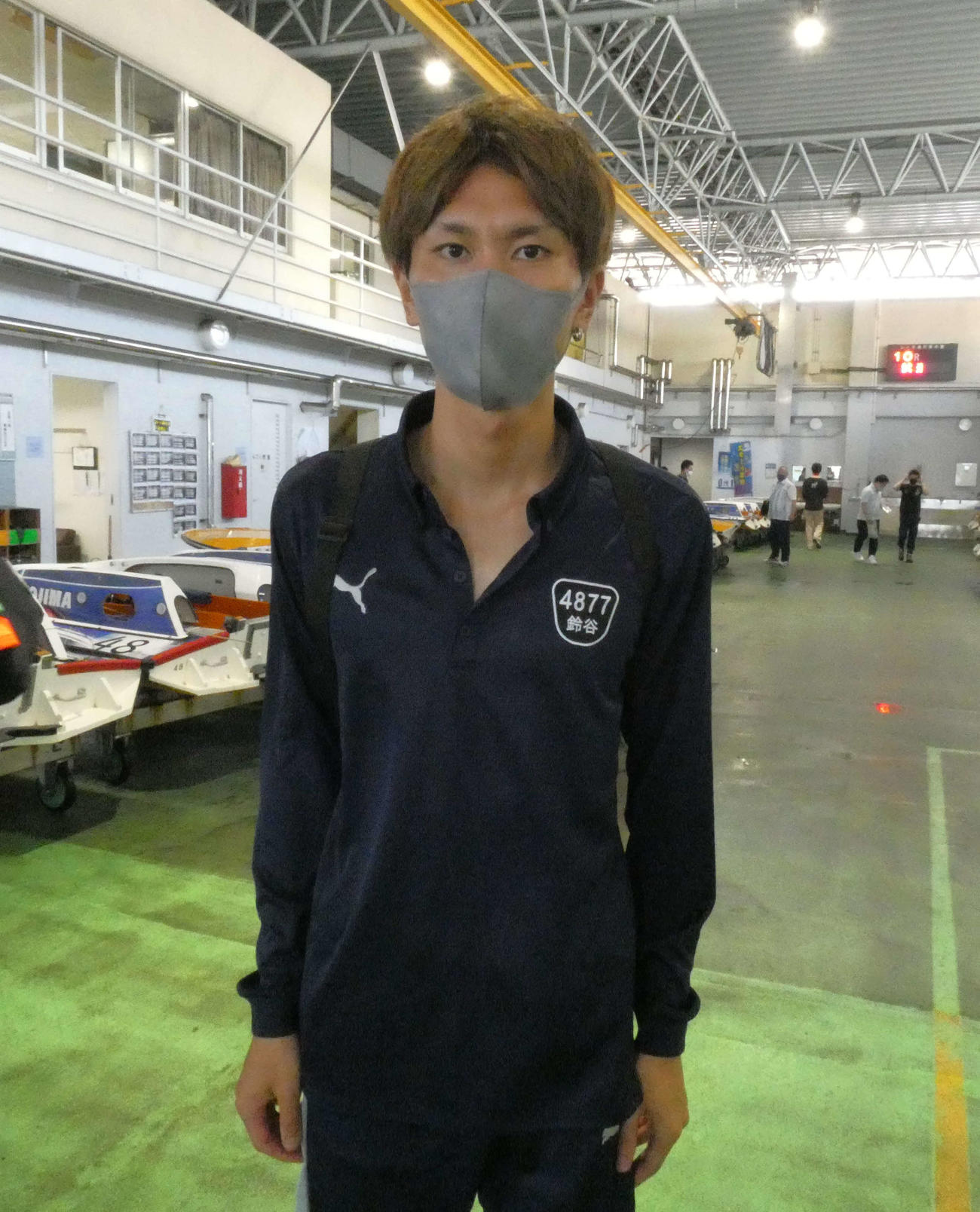 鈴谷一平がポイントアップといく（撮影・前原一樹）