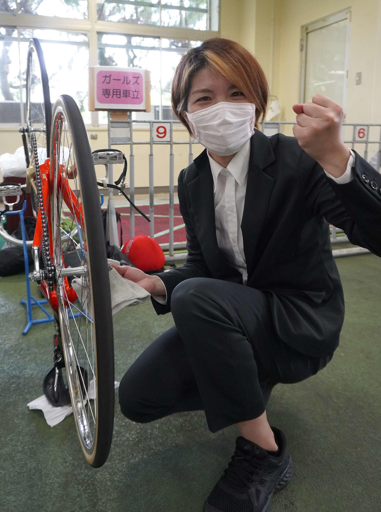 いつも元気な三谷尚子が予1・7Rも意欲満々のレースを見せる（撮影・秋山正則）