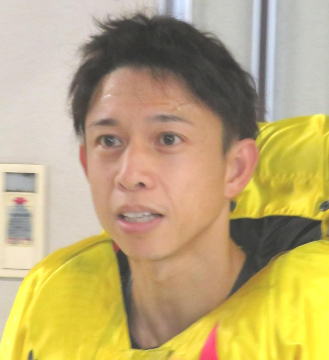 予選トップ通過を果たした毒島誠