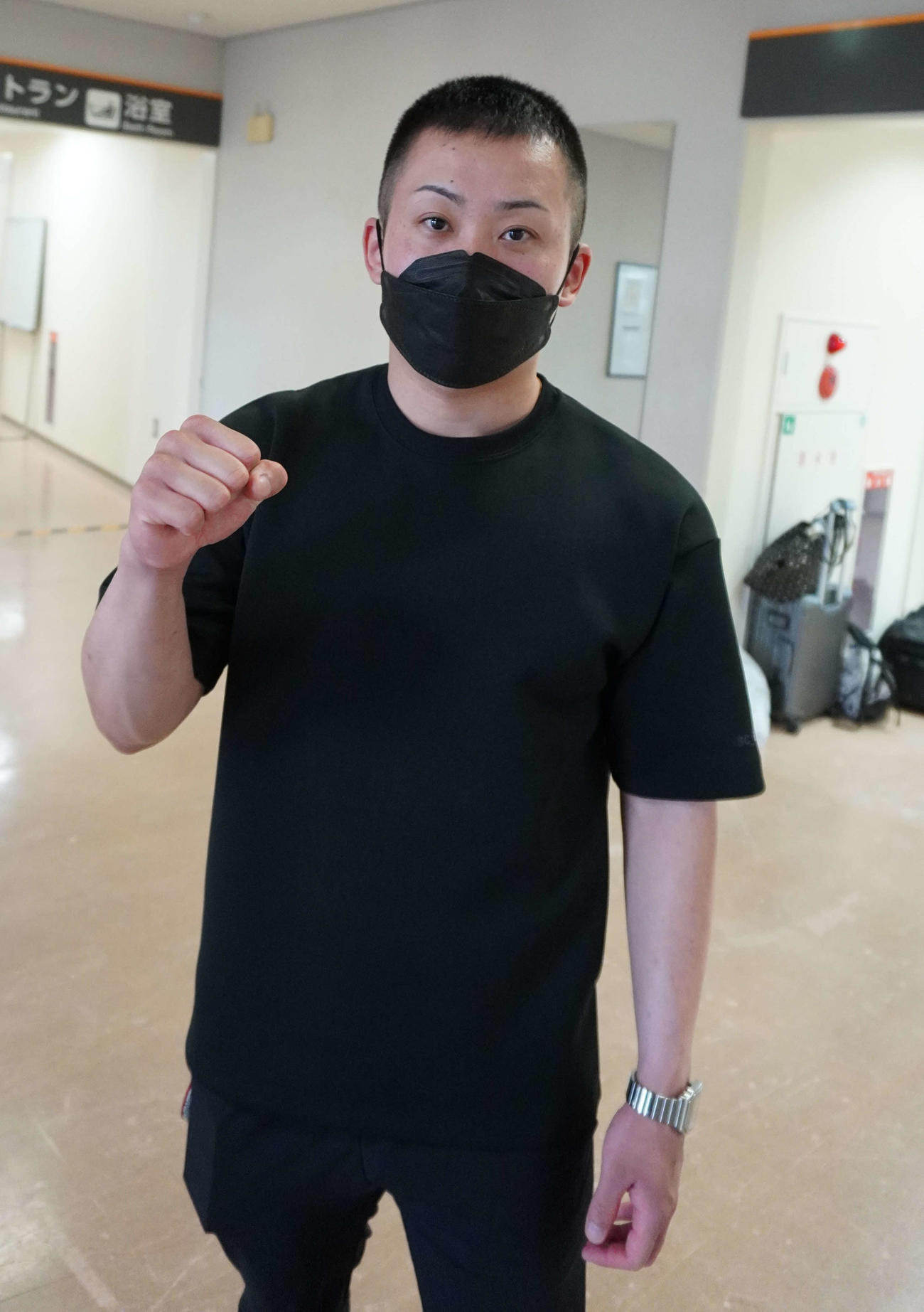 この地元戦できっかけをつかみ上昇を目指す門田凌（撮影・秋山正則）