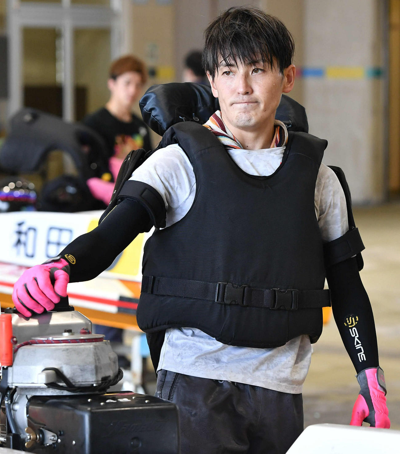 エース機をゲットして張り切る森野正弘