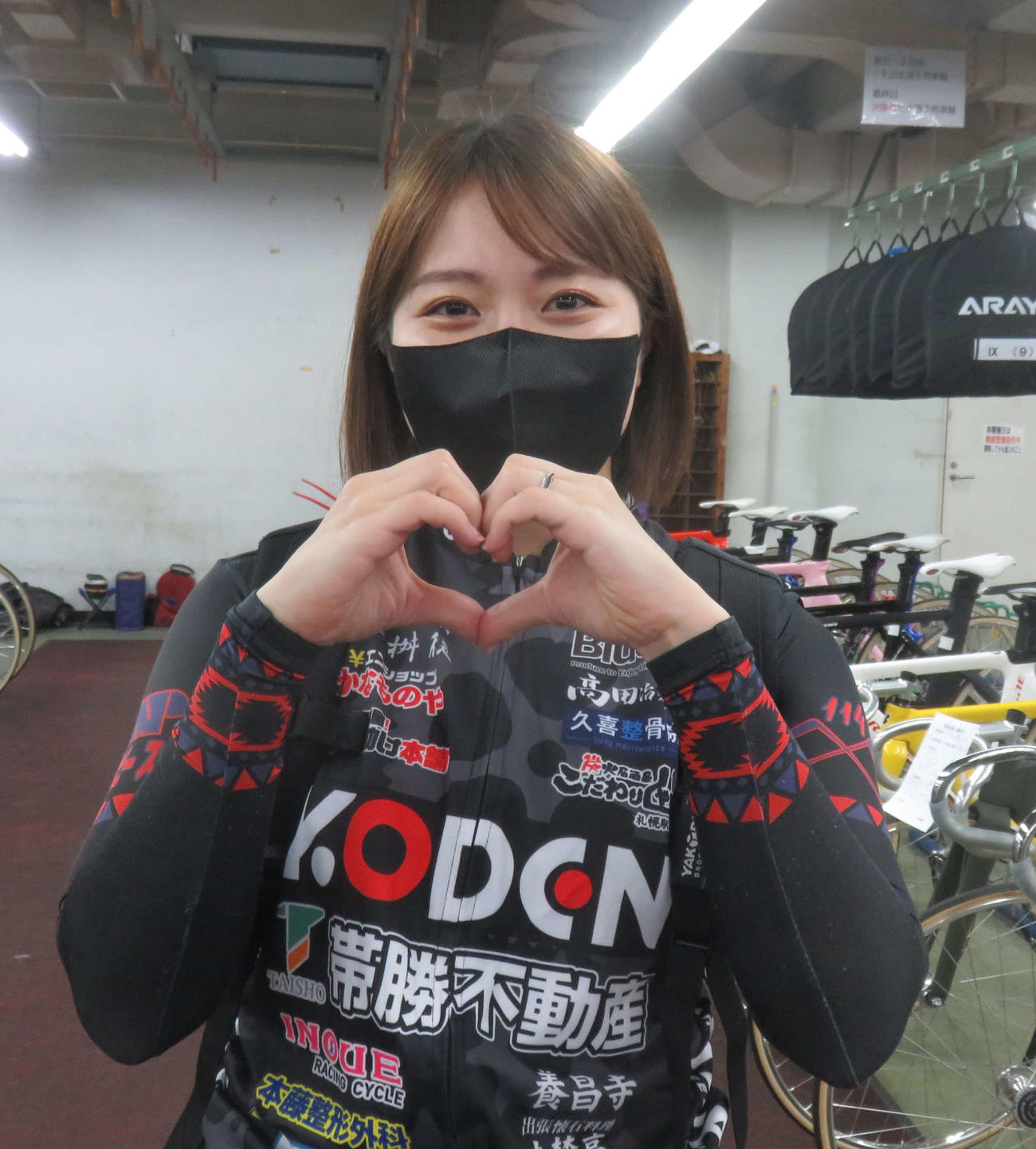 新しい登録名で初レースに臨む「黒沢」夢姫（撮影・栗田文人）