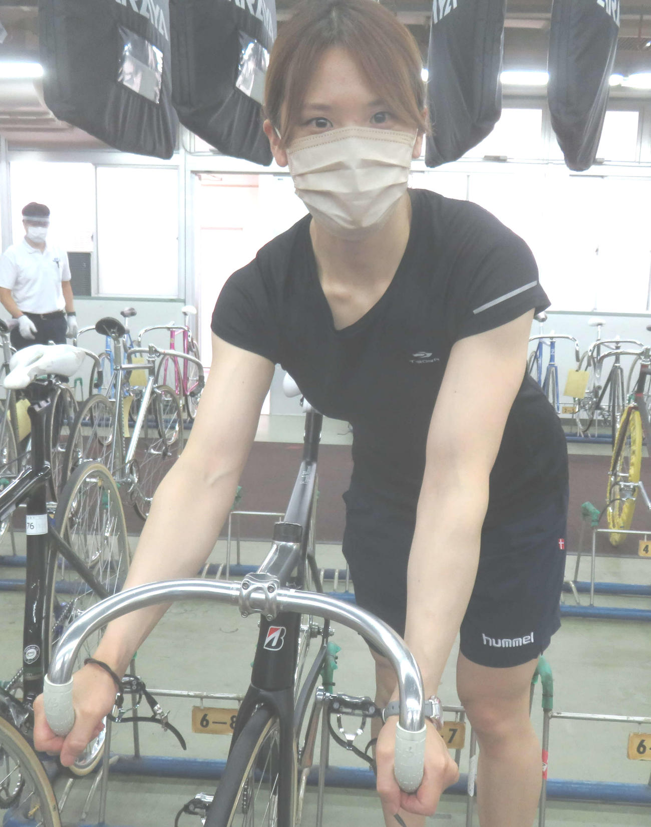 優勝候補の一角を占める林真奈美