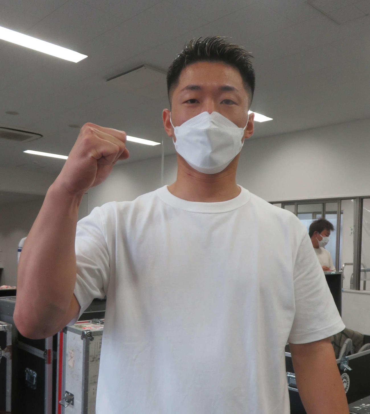 S級の雰囲気に慣れてきた貴志修己（撮影・栗田文人）