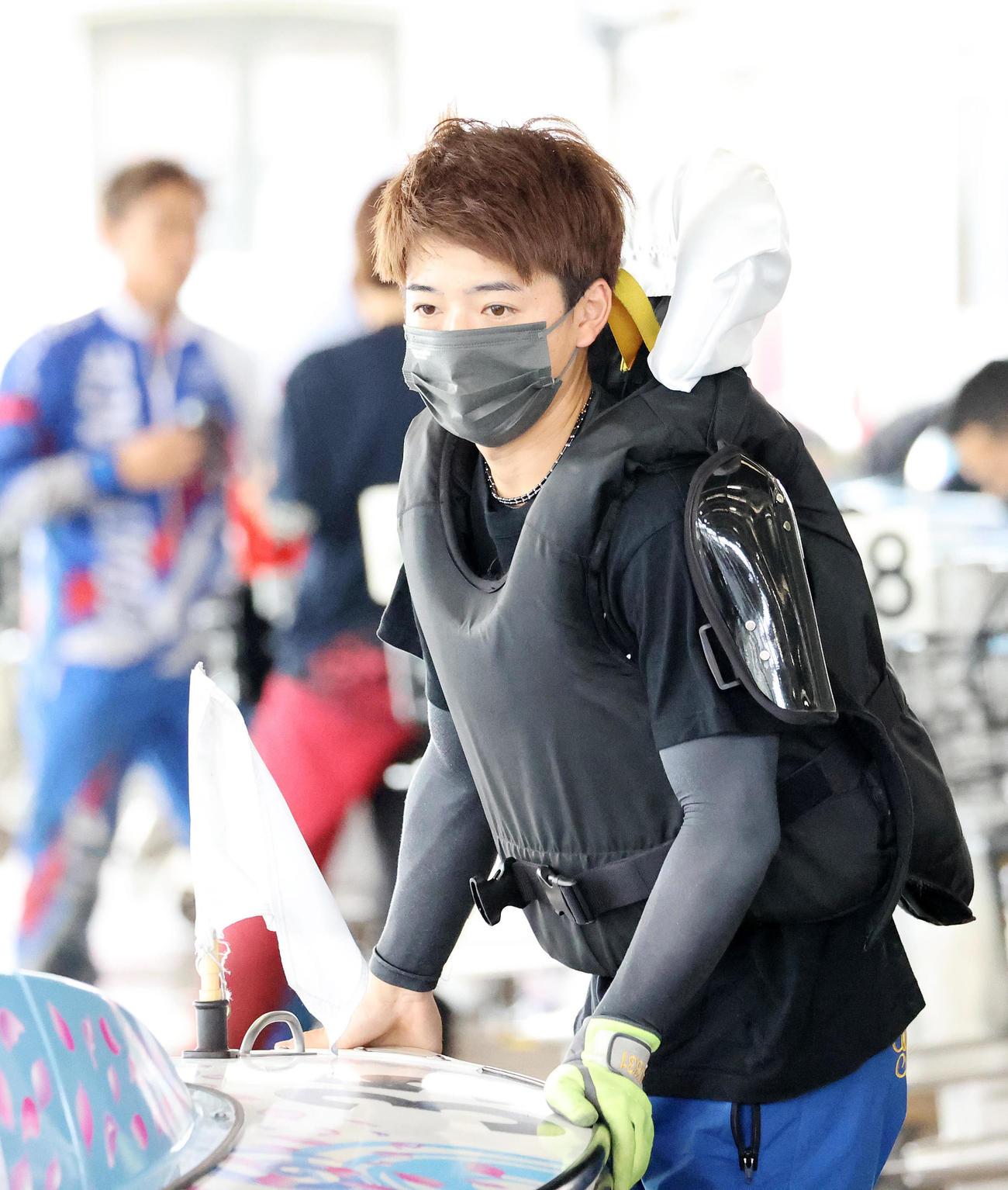 ドリーム戦に出走する羽野直也（撮影・鈴木正人）