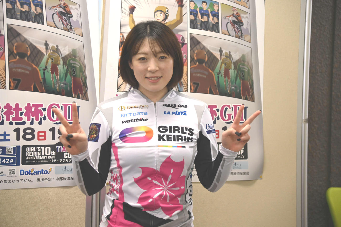 藤田剣次の弟子の児玉碧衣（22年9月18日撮影）