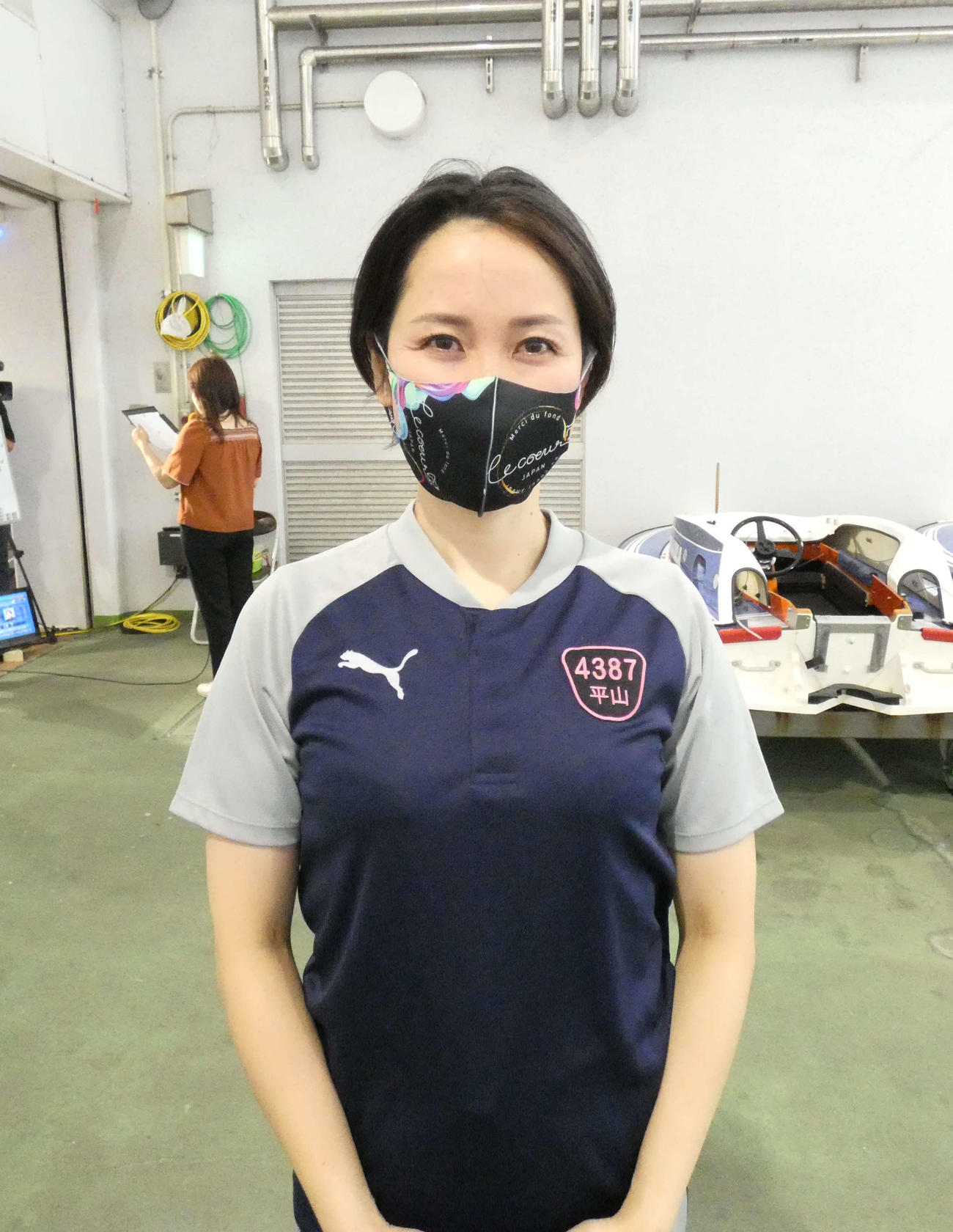 準優12R1枠に乗る平山智加が、優勝戦1号艇を目指す