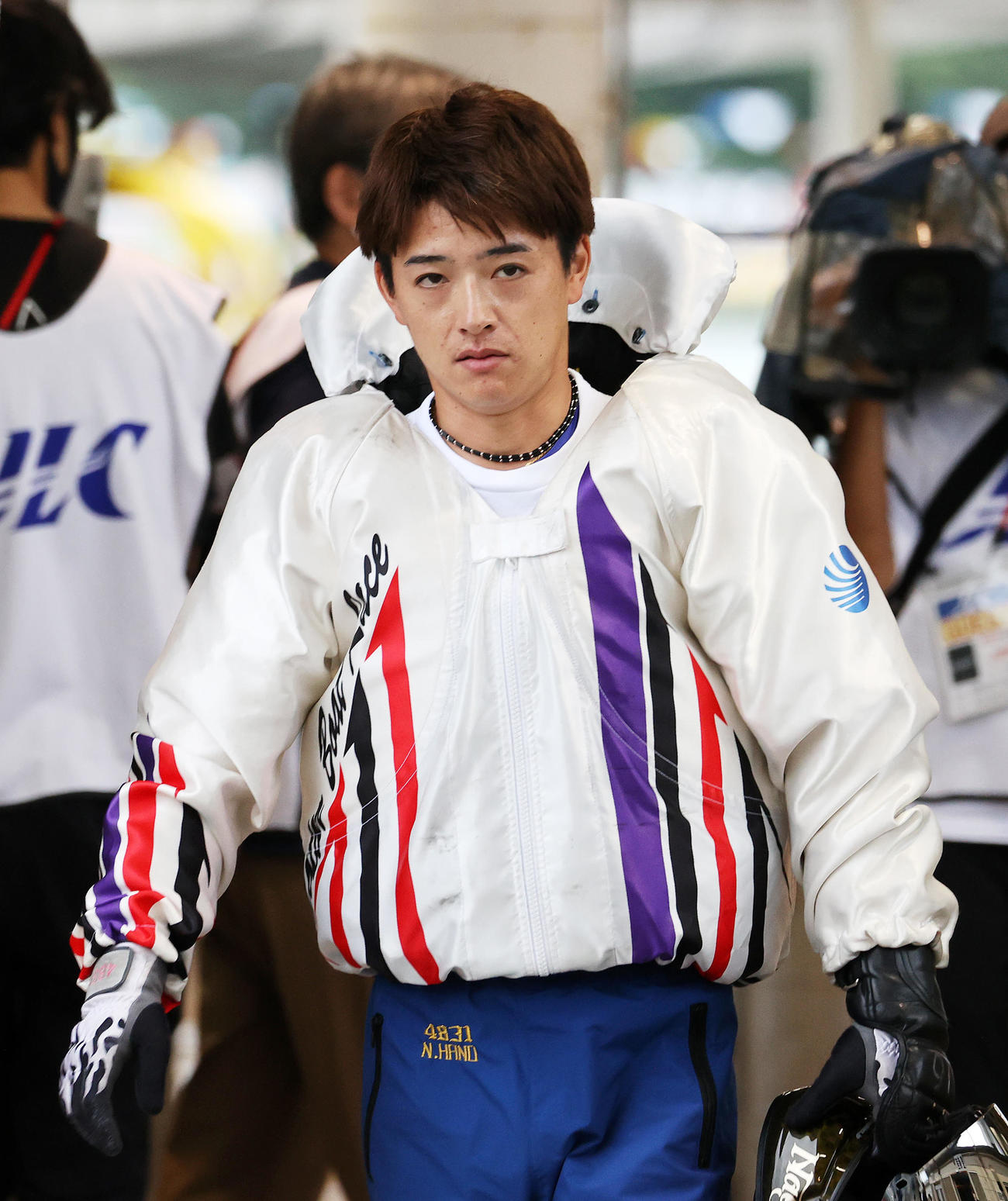 12R1着の羽野直也（撮影・鈴木正人）