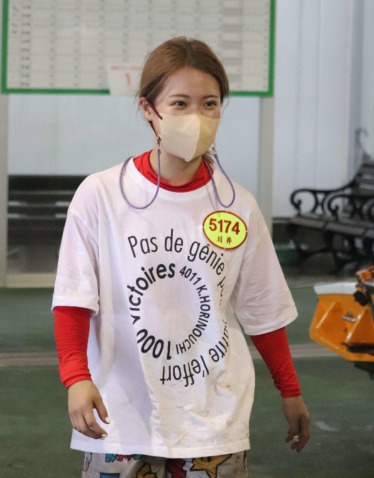 川井萌が57号機に確かな手応えをつかんだ