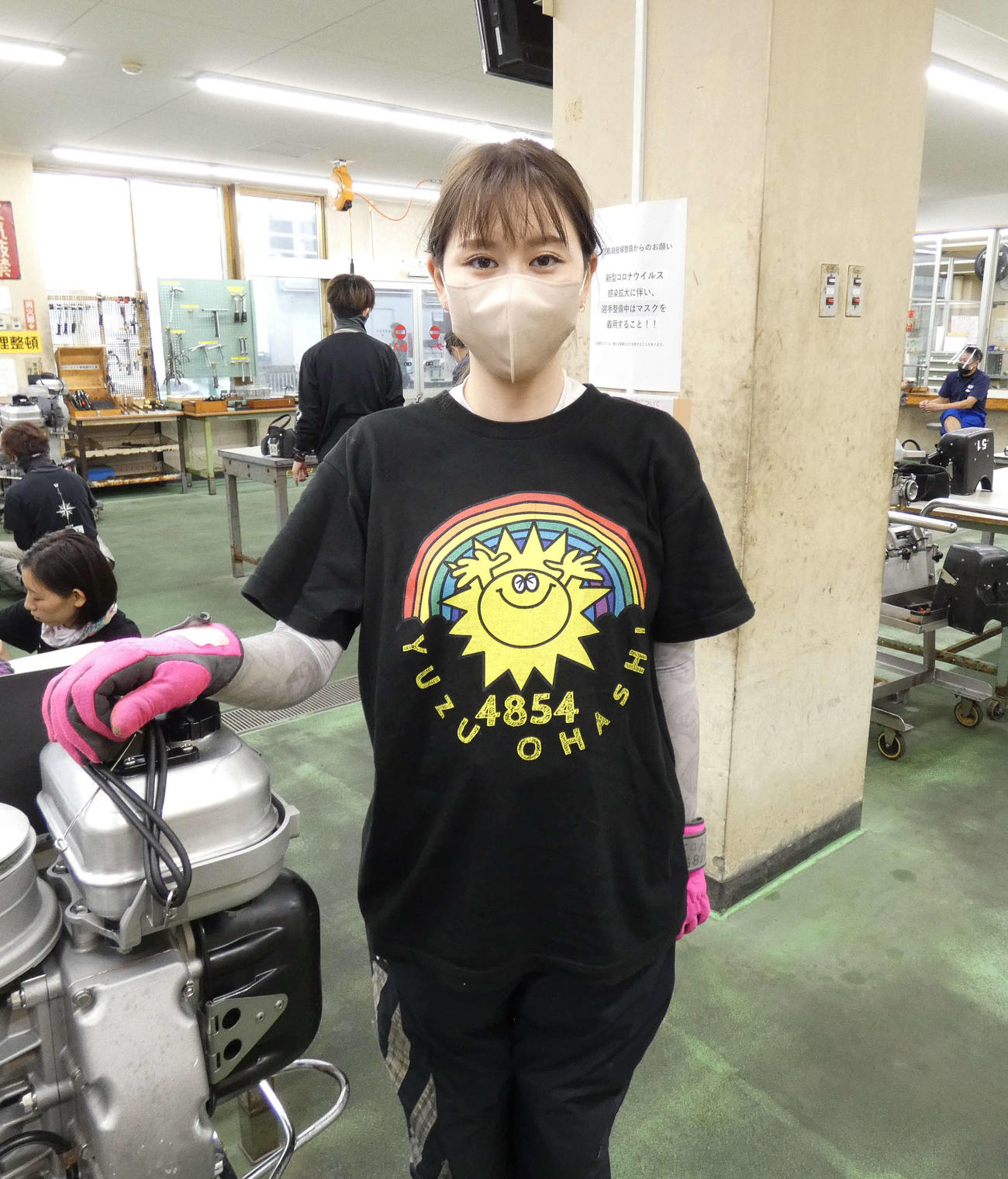 エース格28号機は大橋由珠の手に渡った（撮影・前原一樹）