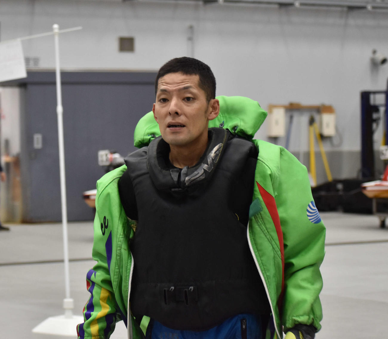 前川守嗣が予選トップ通過を決めた