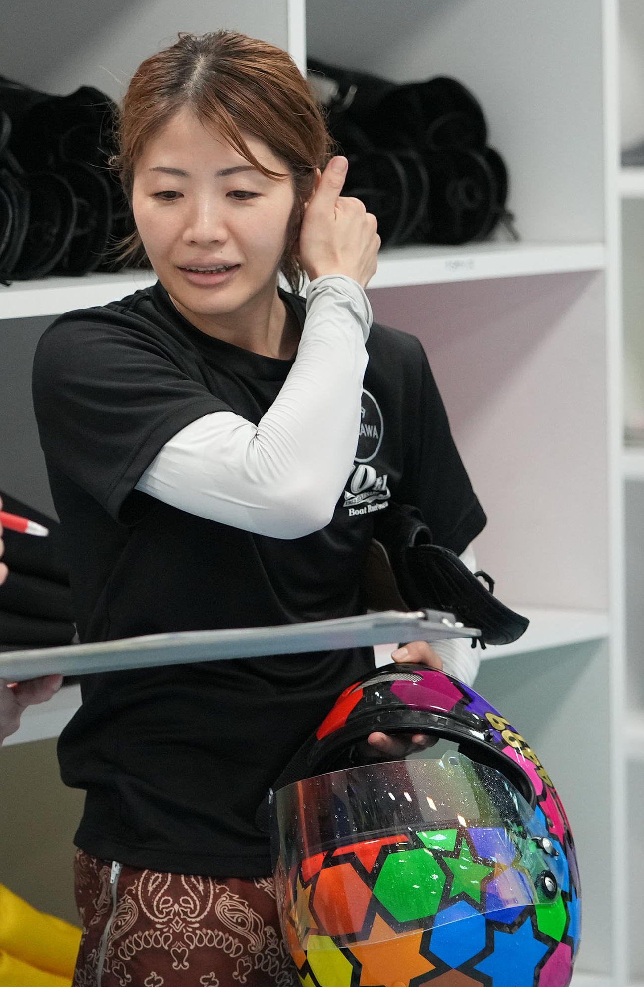 ムーンライトプリンセス決定戦「準優勝戦」　11R2着で優勝戦へ進んだ滝川（撮影・森本幸一）