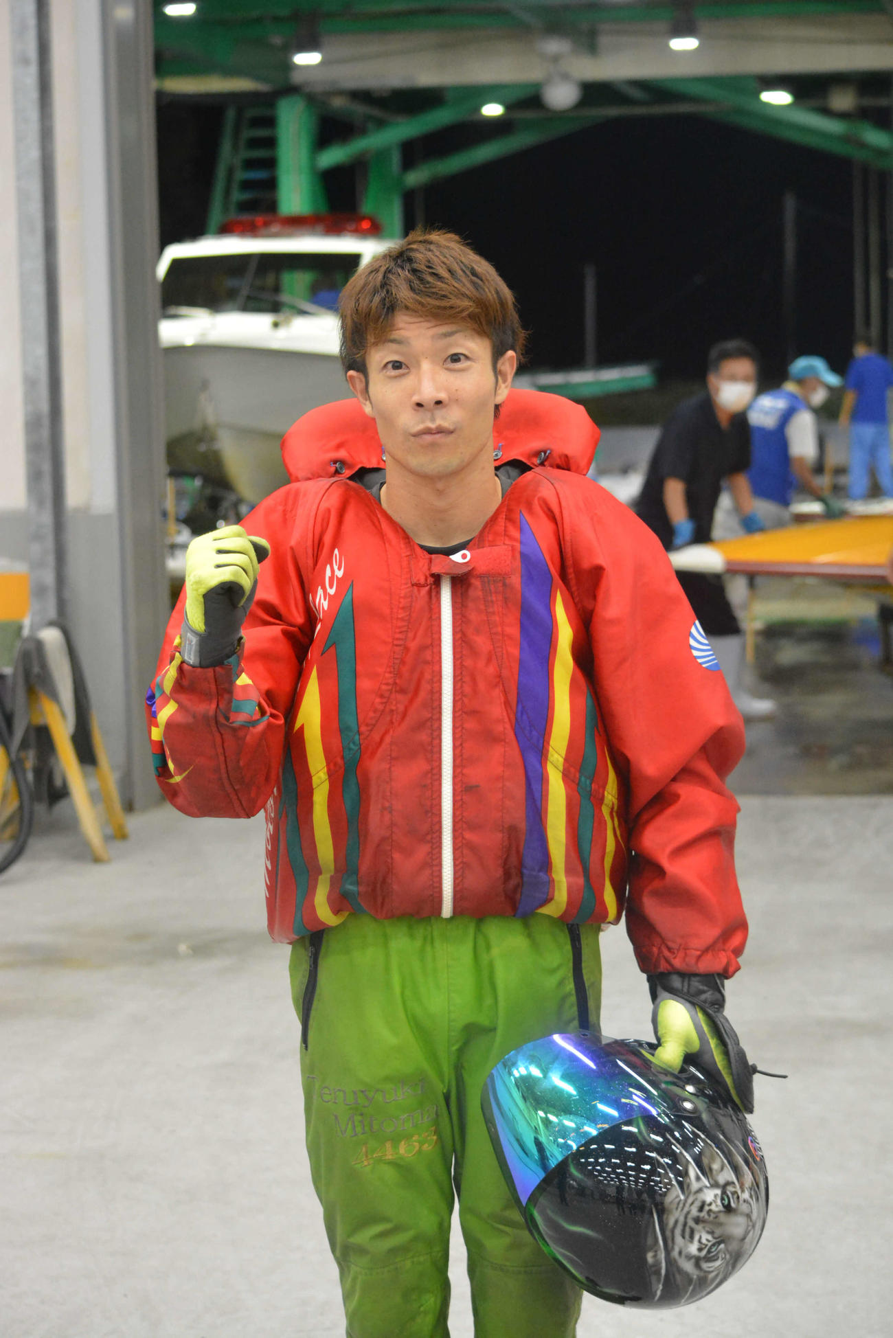 デビュー初優勝を飾った三苫晃幸