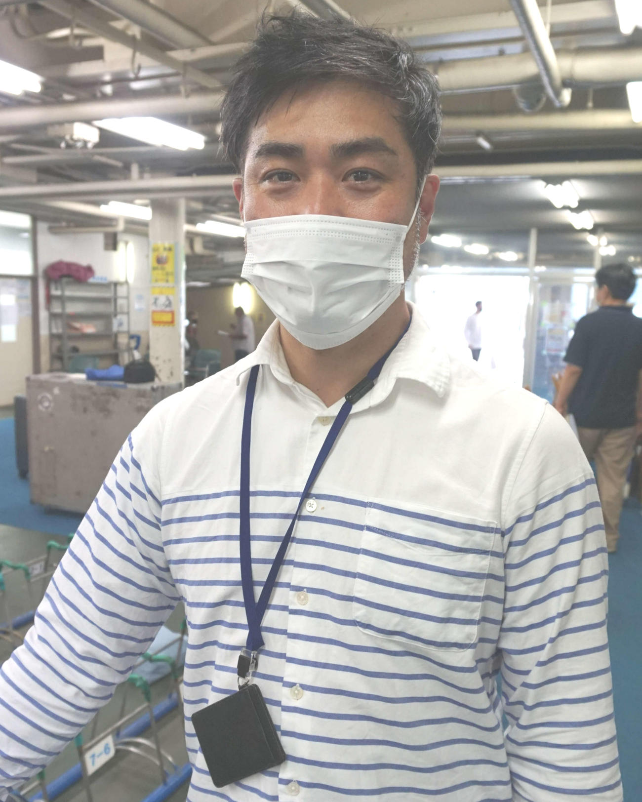 豪雨被害の状況を訴えた松永晃典