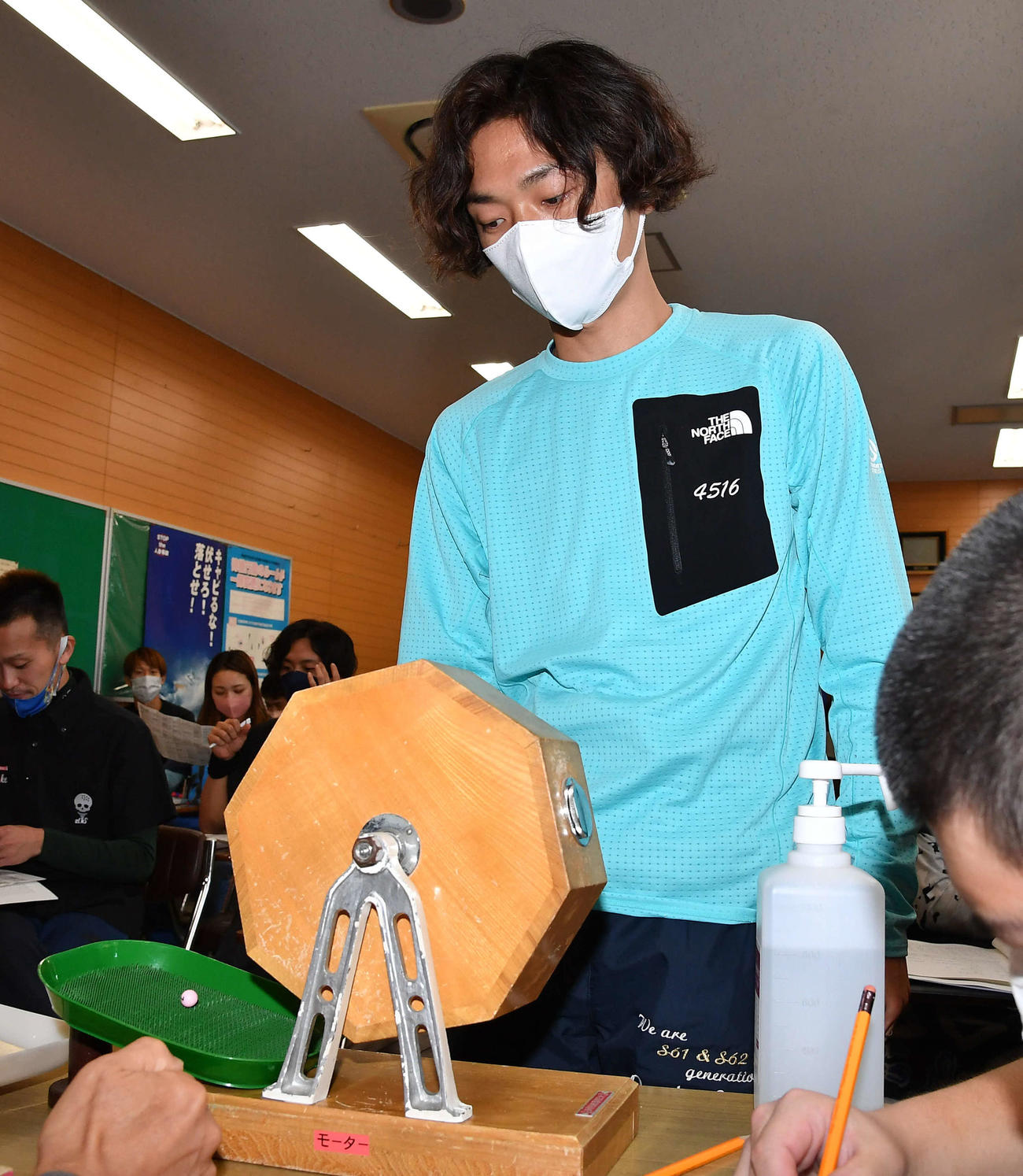 モーター抽選でエース機を引き当てた野口勝弘（撮影・岩下翔太）