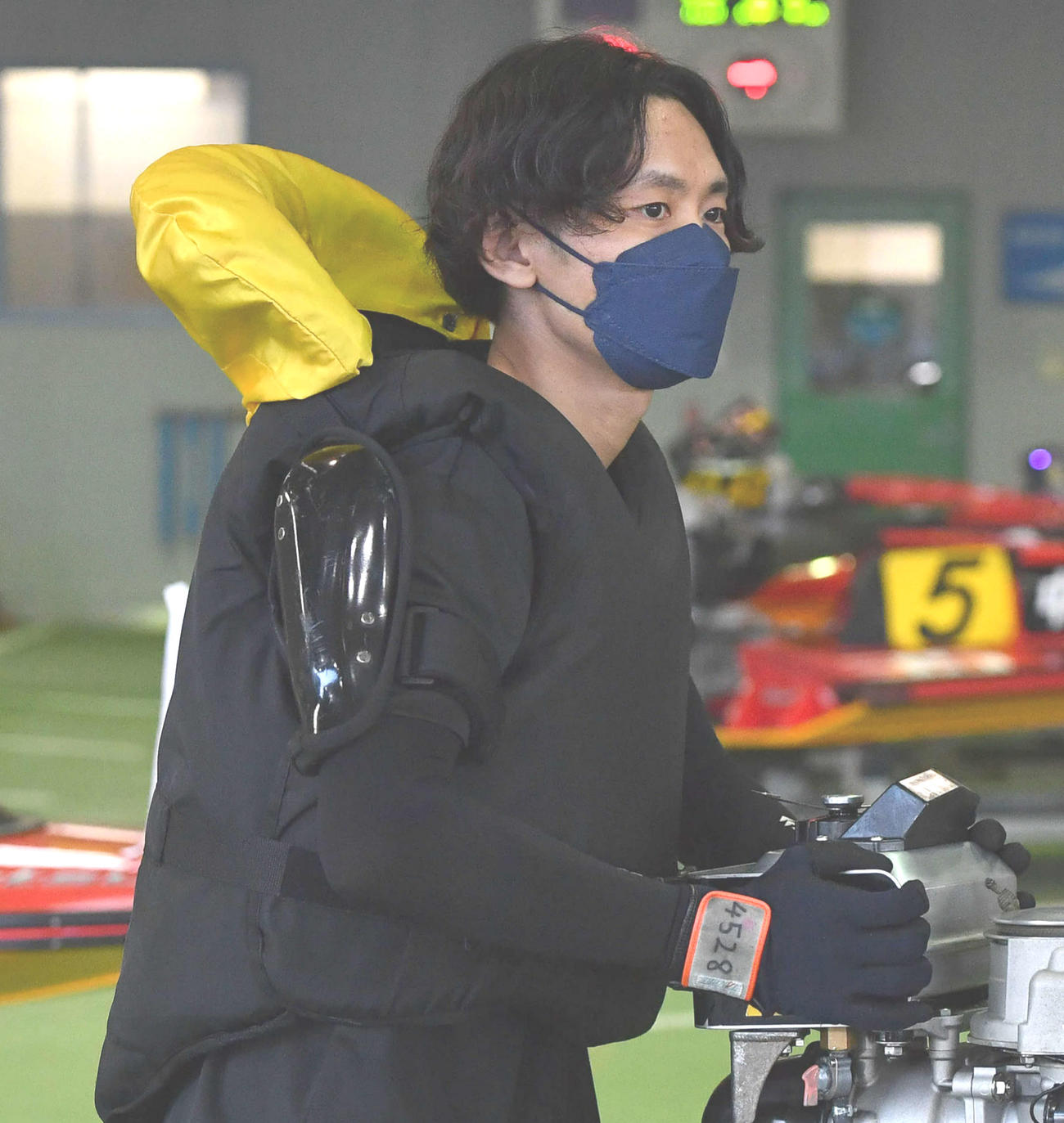 上昇機に好感触を得た黒井達矢（撮影・岩下翔太）