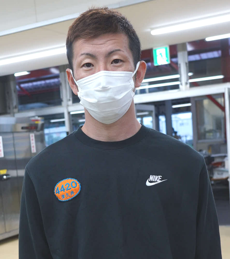 好素性の9号機を駆る津久井拓也