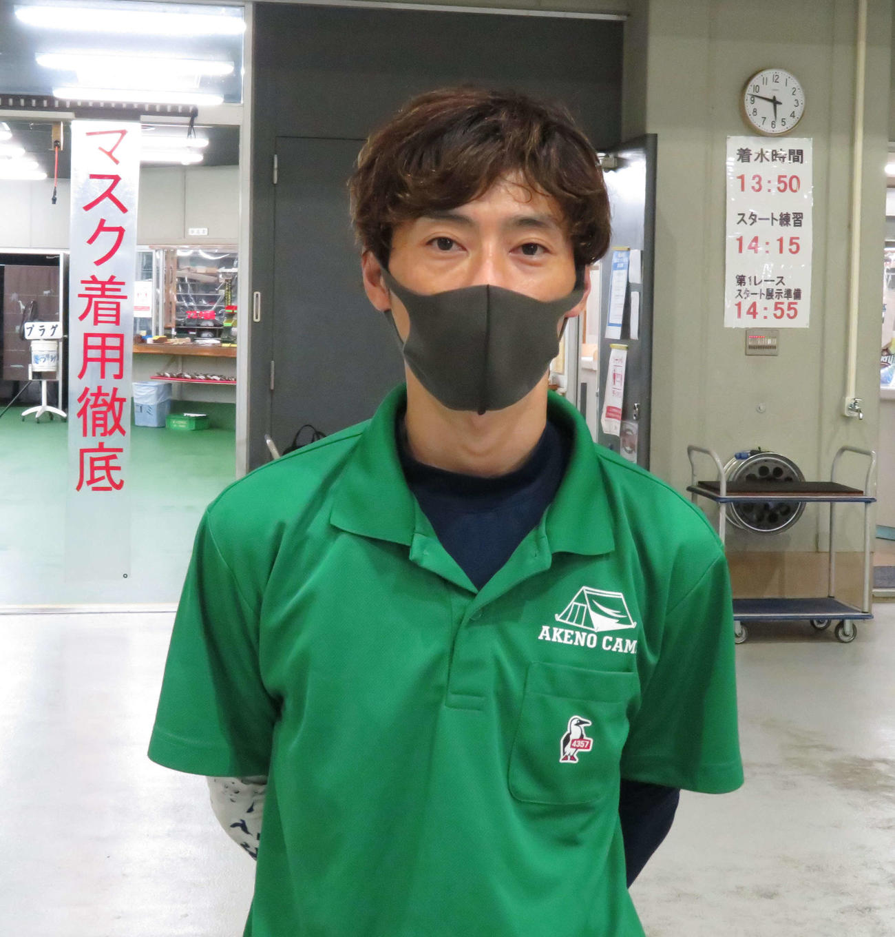 田中和也が初日12Rドリーム戦1枠で登場する。（撮影・古村亮）