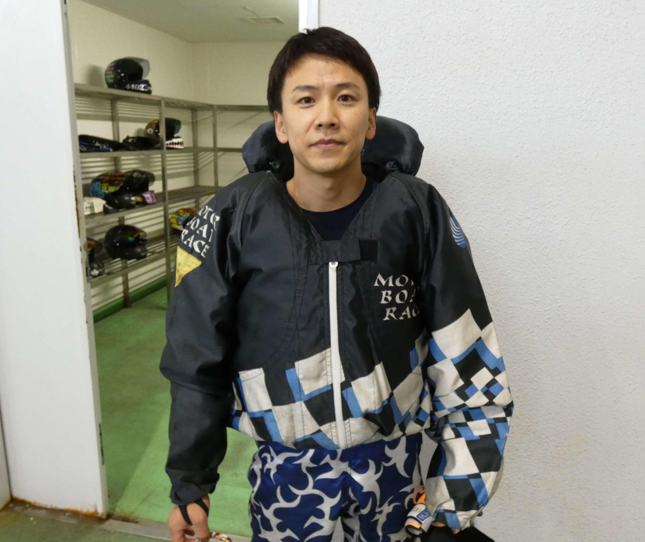 奈須啓太は12R優勝戦3枠に登場する（撮影・前原一樹）