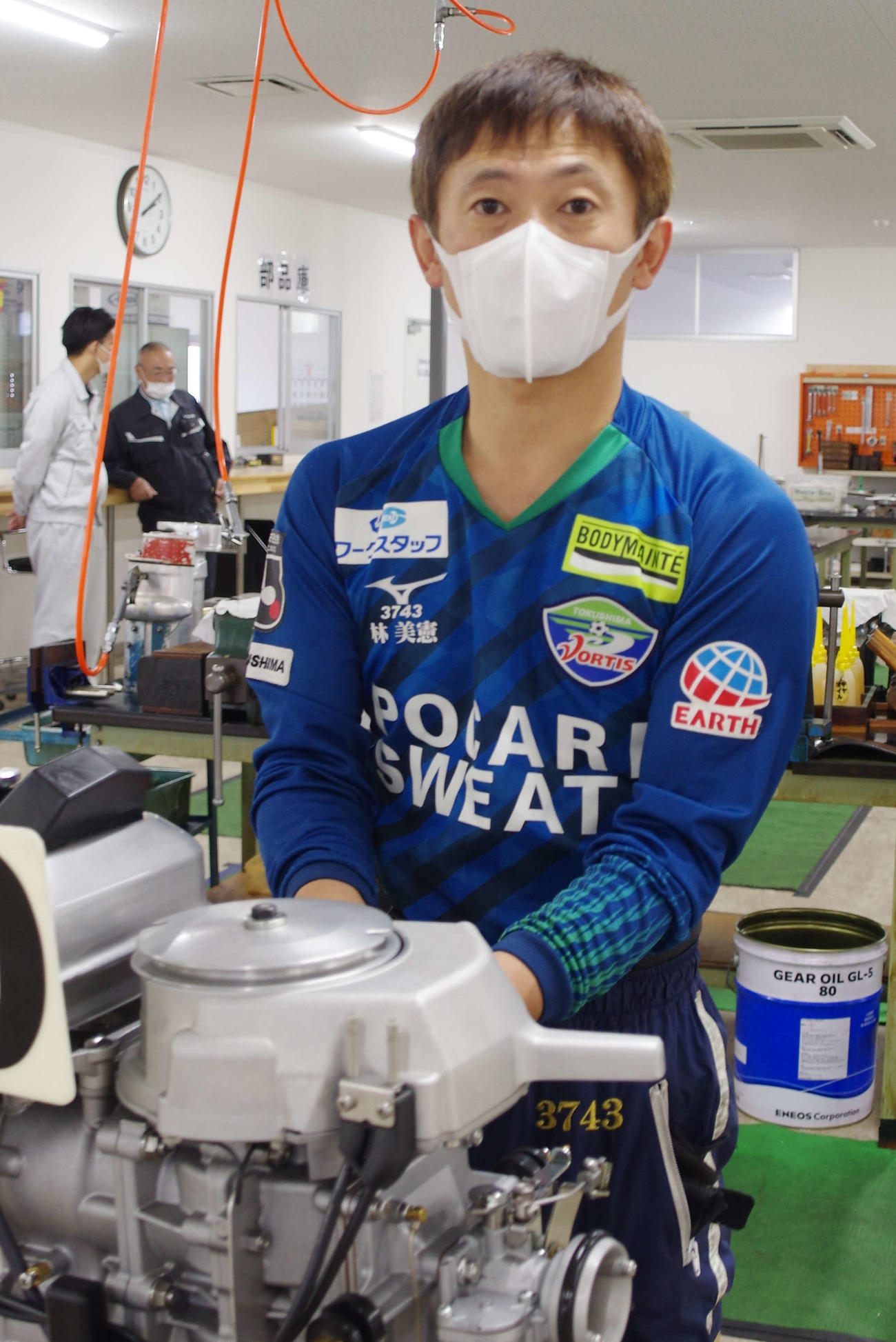 林はさばき力を発揮して4戦2勝（撮影・渕上知）