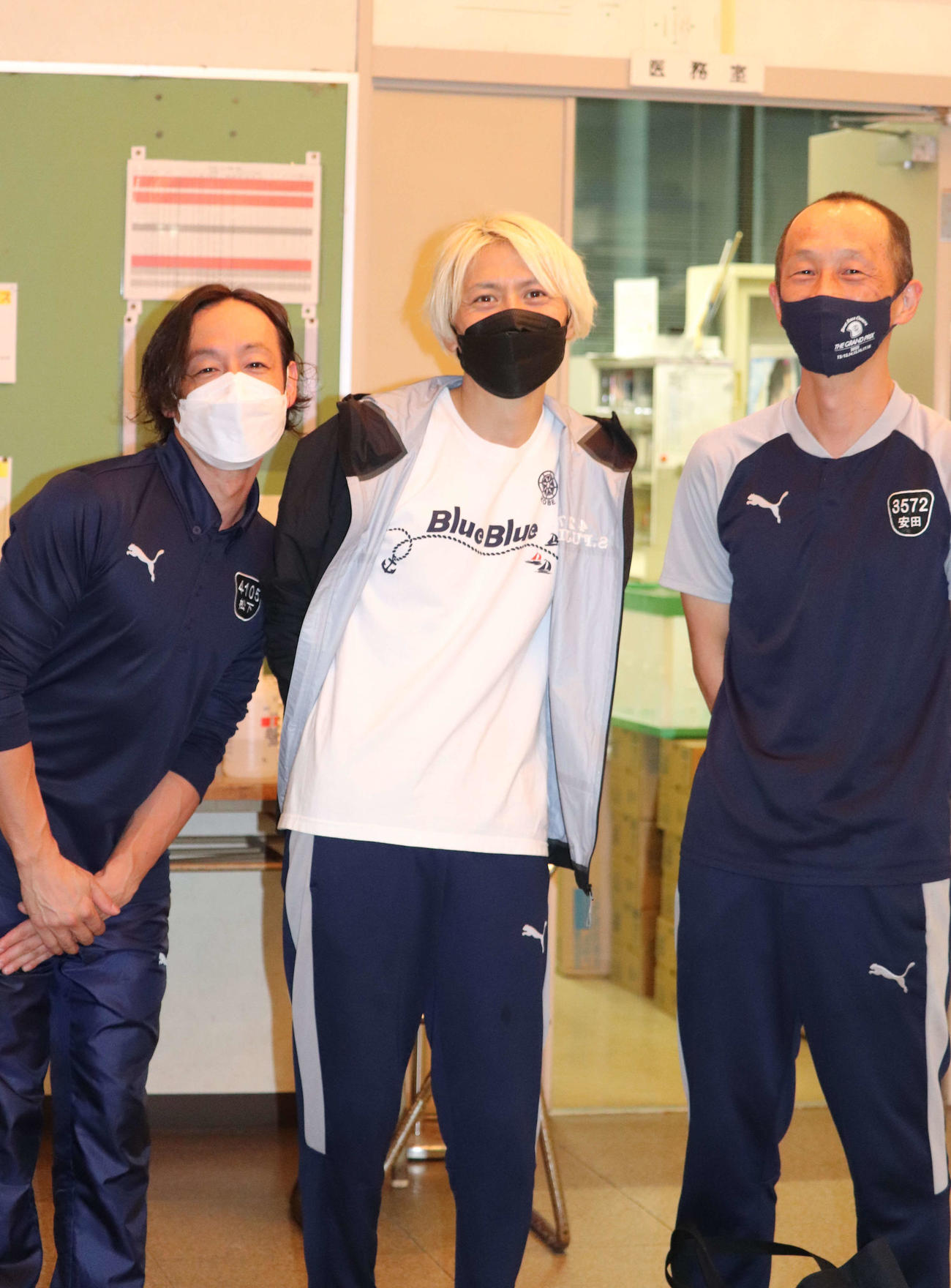 準優進出戦9Rは藤岡俊介（中央）安田政彦（右）松下直也が兵庫ワンツースリーを決めた（撮影・神田成史）