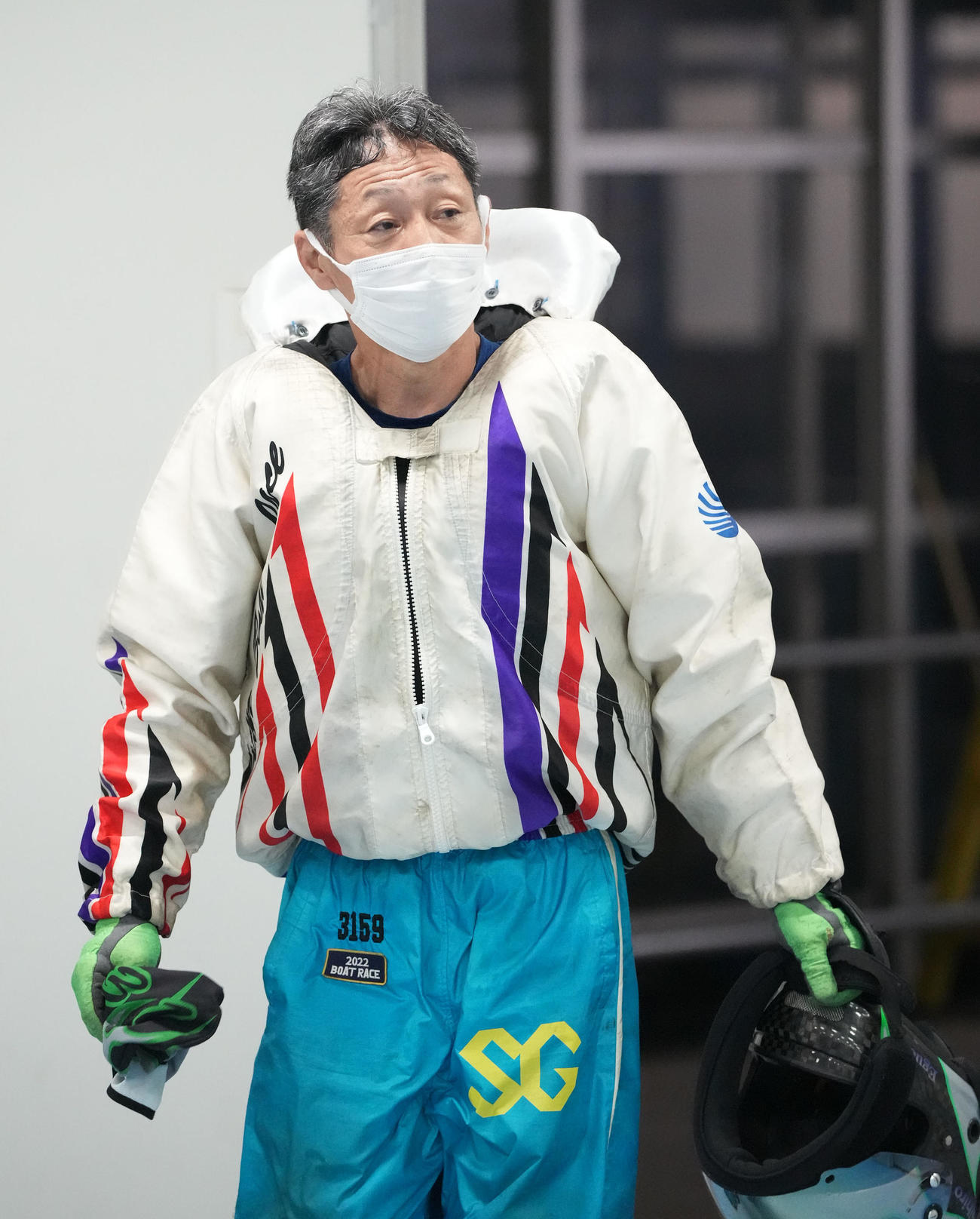 「準優勝戦」11R1着でゴールし優勝戦に進出した江口晃生