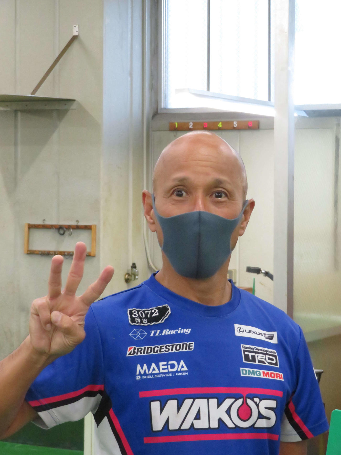 初日2Rで通算2500勝目を挙げた西田靖が、次の目標を3000勝に設定（撮影・湯田坂賢一）