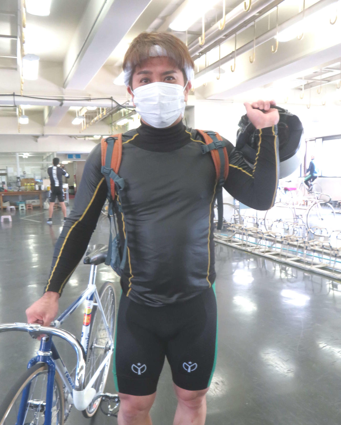 オープニングレースを快勝した松根真（撮影・栗田文人）